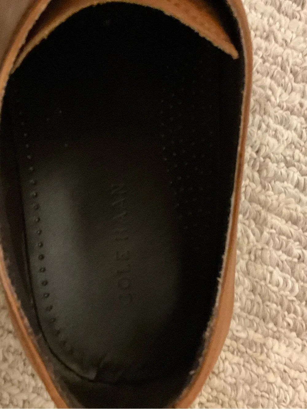 Cole Haan leather upper